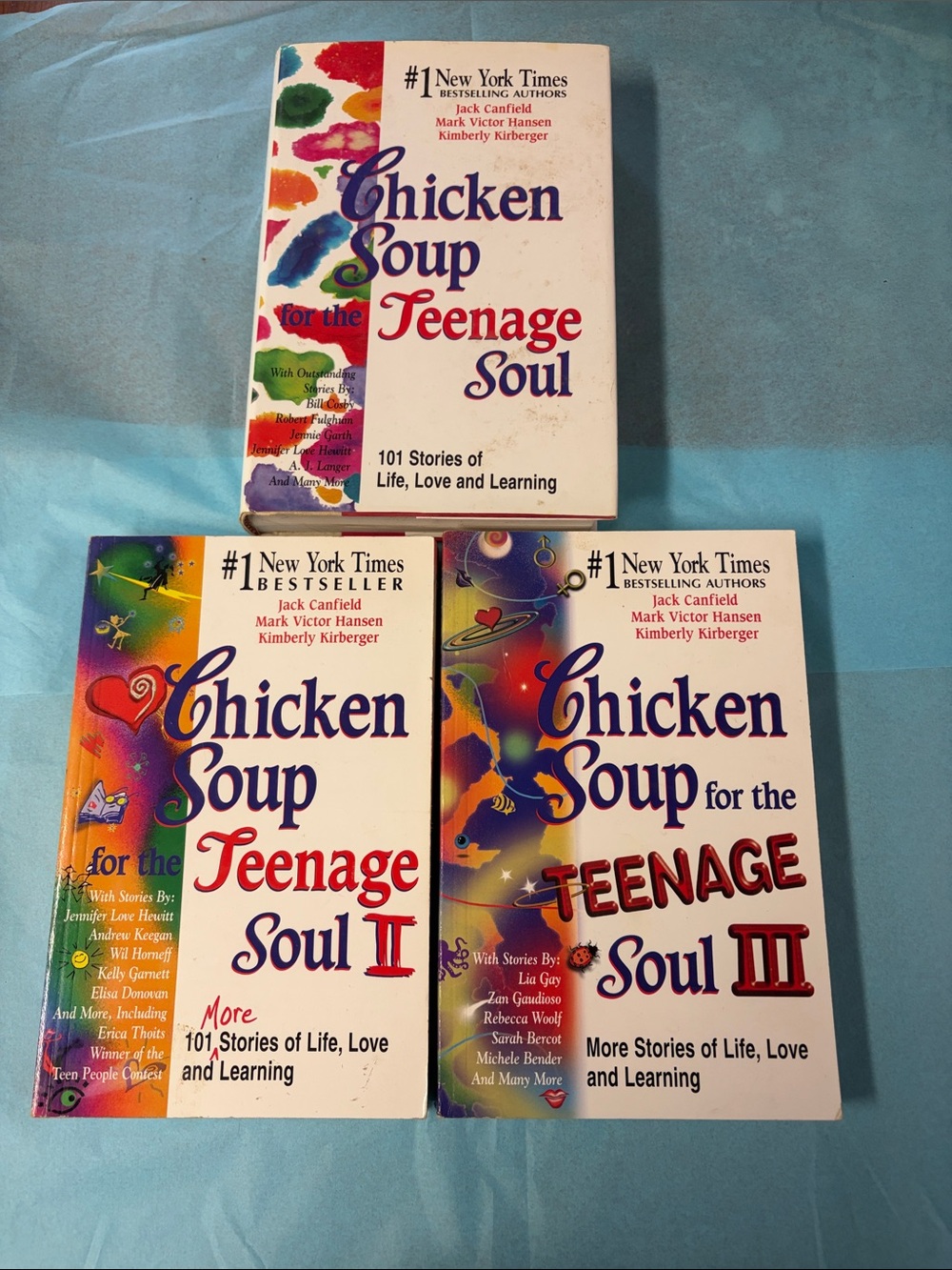 Chicken Soup for the Teenage Soul Boxed Set - Vol I, II & III - Colorful Covers